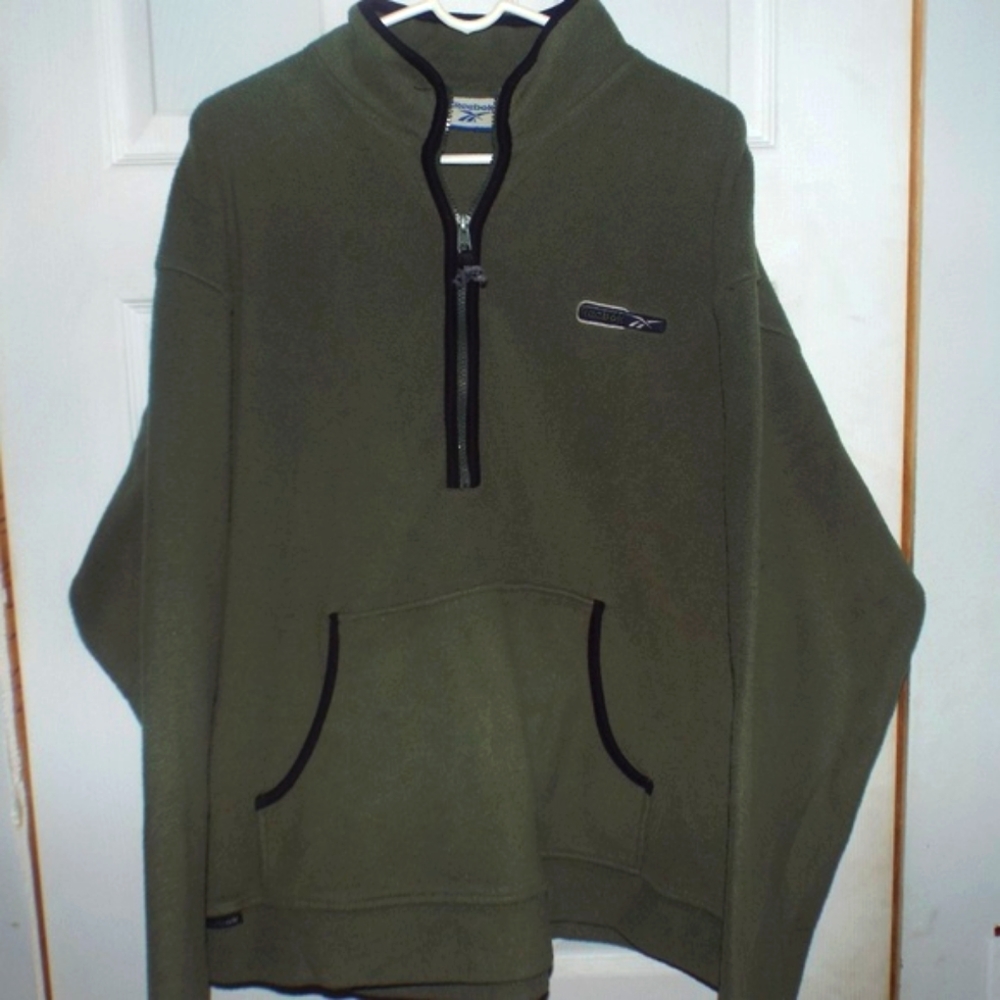 Vintage 1990's Reebok Pullover 1/4 Zip Fleece